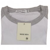 MUSE FATH Mens Casual Raglan T-Shirt, 100% Cotton Short Sleeve Baseball Jersey Tee Shirt