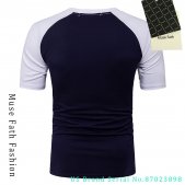 MUSE FATH Mens Casual Raglan T-Shirt, 100% Cotton Short Sleeve Baseball Jersey Tee Shirt