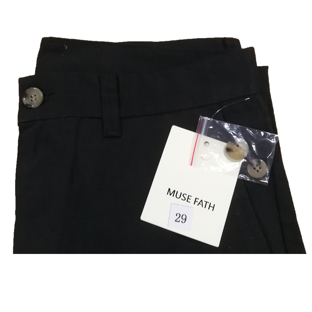 MUSE FATH Man’s Slim Tapered Flat Front Pant, Modern Fit Casual Trousers - Click Image to Close